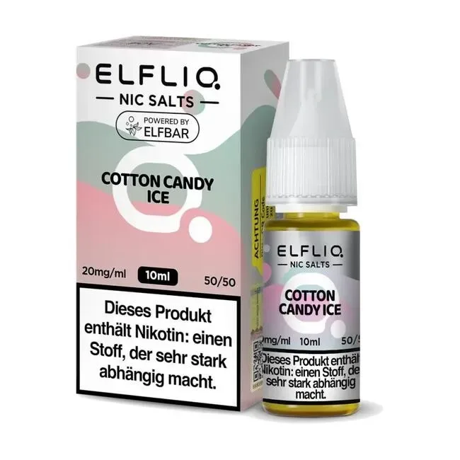 Cotton Candy Ice – Elfliq by Elfbar Nikotinsalz Liquid
