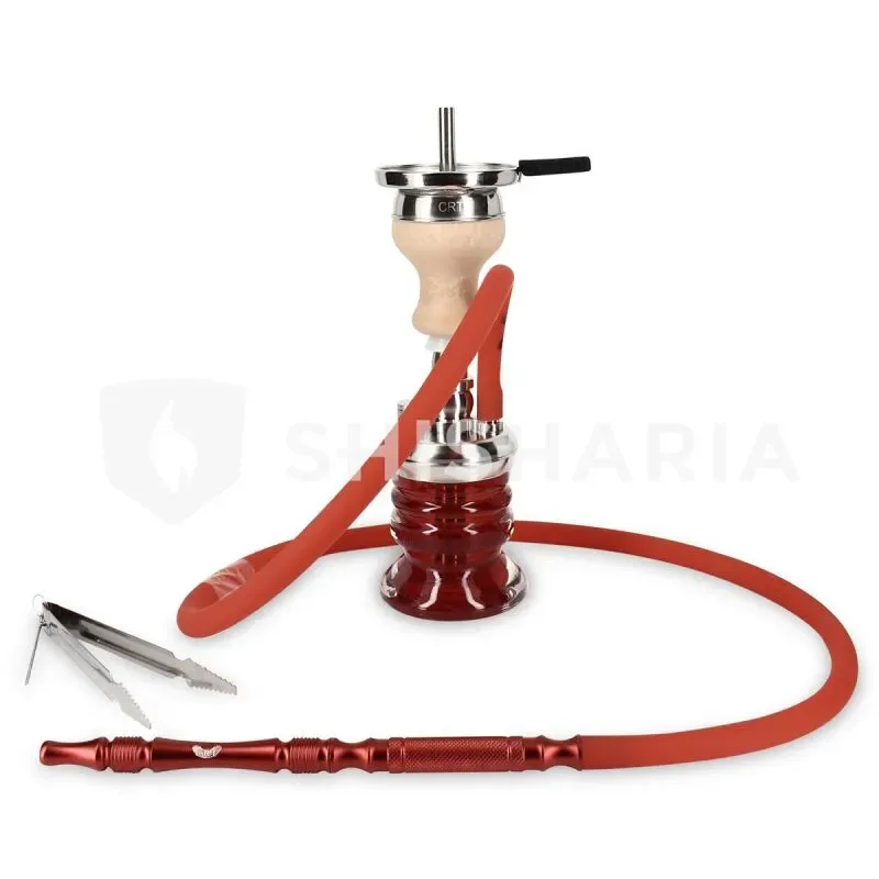 CRT Moscito Dengue – Edelstahl Shisha – Rot shiny