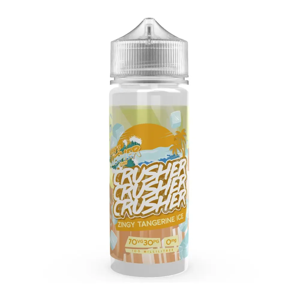 Crusher E-Liquid – Zingy Tangerine Ice (Shortfill, 120 ml, 70% VG / 30% PG)