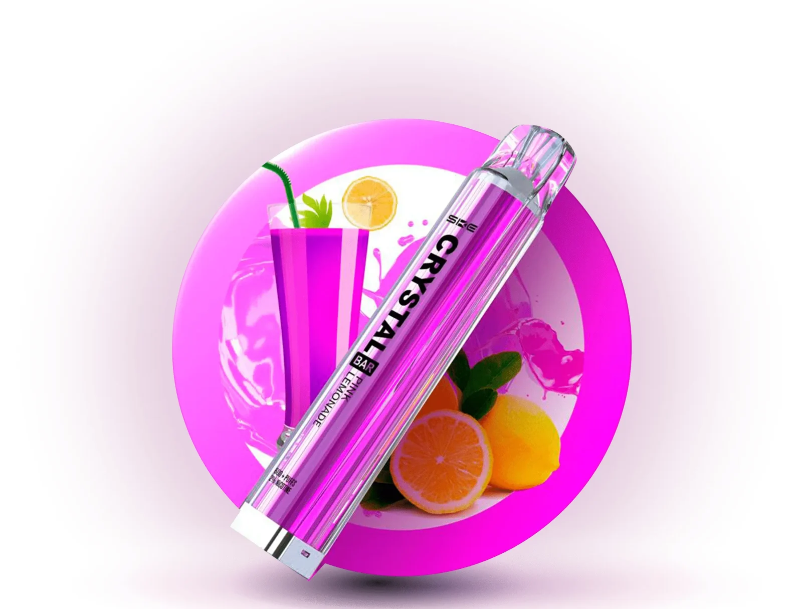 Crystal 600 Pink-Lemonade 20mg