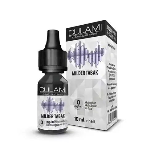 Culami: Milder Tabak Liquid by Culami