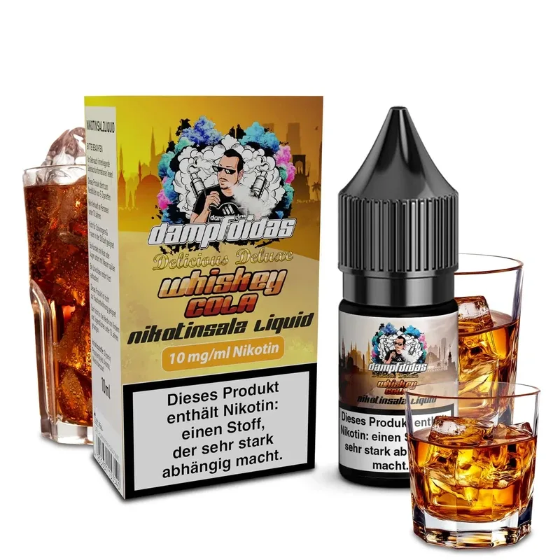 Dampfdidas Nikotinsalz Whiskey Cola 10ml