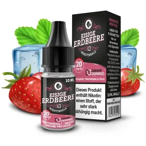 Dampfdorado Nikotinsalz | Liquid Eisige Erdbeere | Dampfdorado