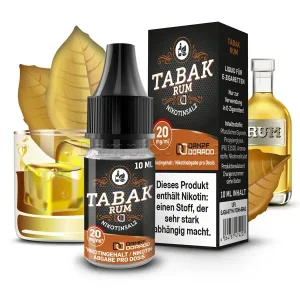 Dampfdorado Nikotinsalz | Liquid Tabak-Rum | Dampfdorado