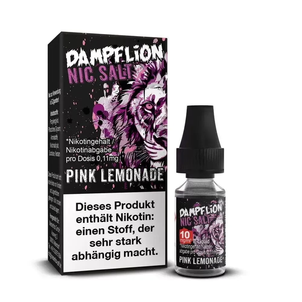 Dampflion Intense Pink Lemonade – 10ml Nikotinsalz-Liquid