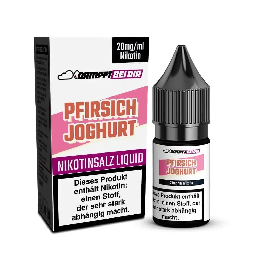 dampftbeidir 10ml Nikotinsalz Liquid – Pfirsich Joghurt