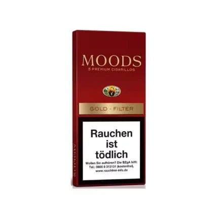 Dannemann Filterzigarillos Moods Gold Filter (5 Stück)