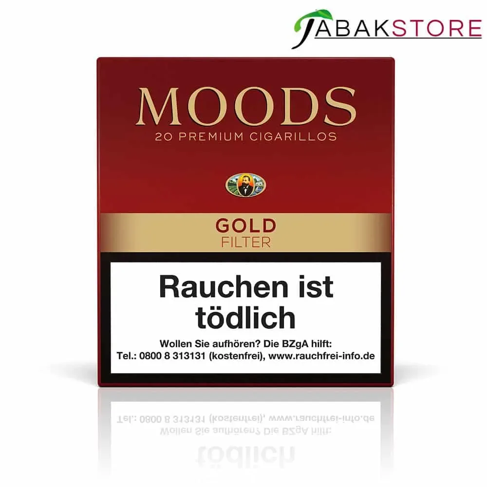 Dannemann Moods Gold Filter 20er