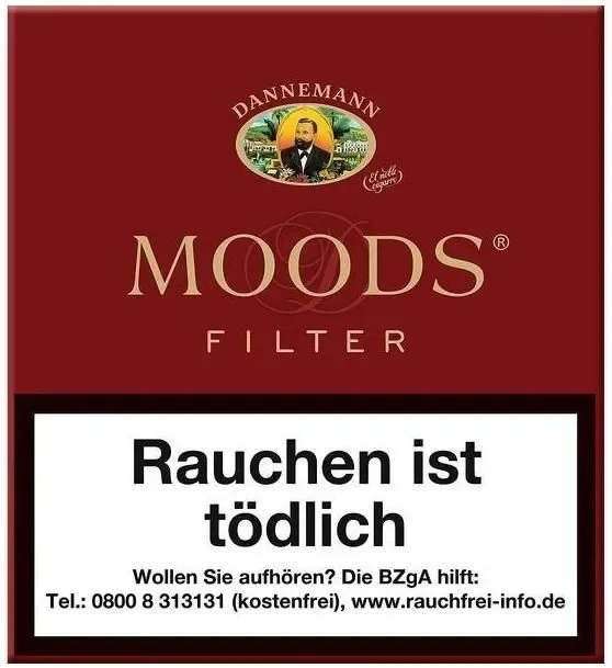 Dannemann Moods Zigarillo Stange (10×20 Stück)