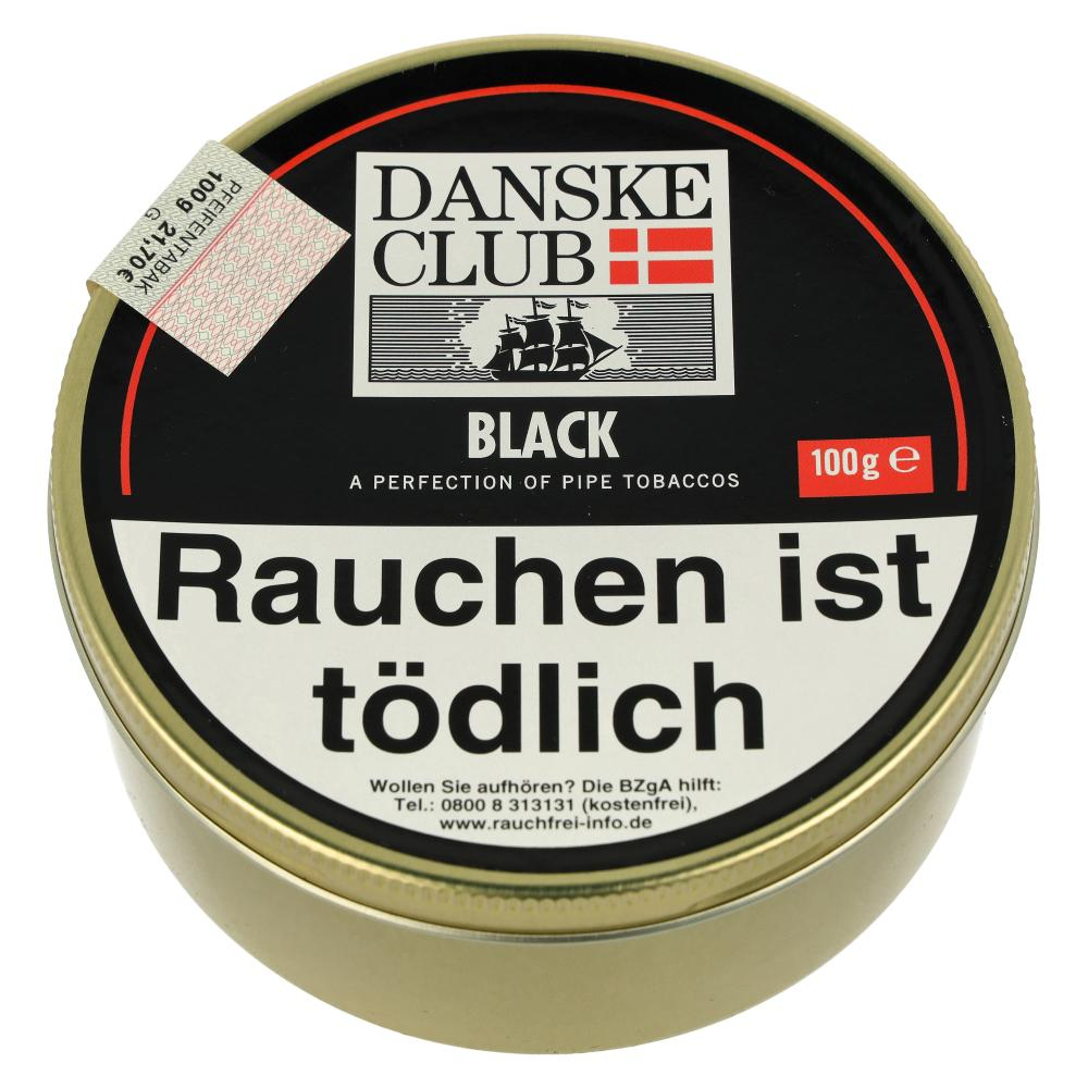 Danske Club Black Pfeifentabak 100g Dose