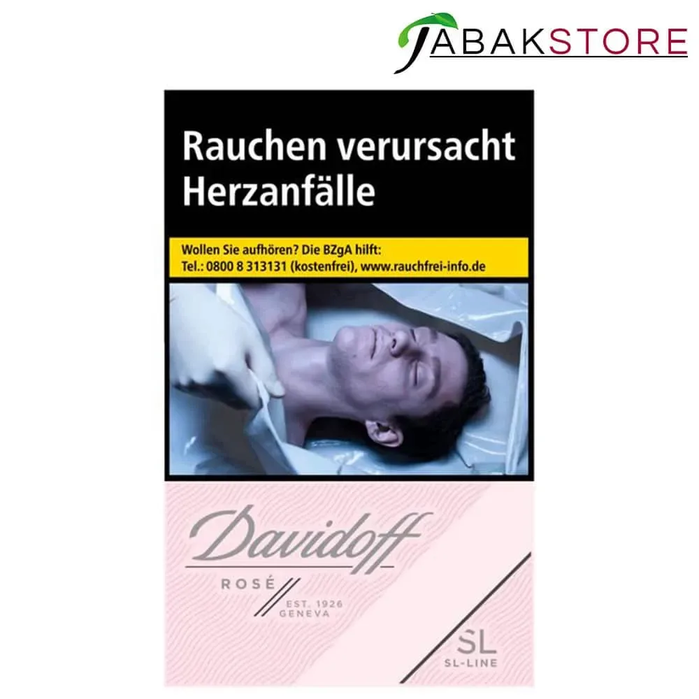 Davidoff Rose SL-Line 9,00 Euro | 20 Zigaretten