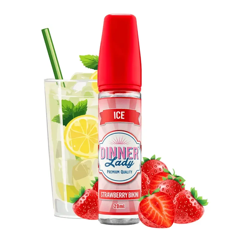 Dinner Lady Aroma – ICE – Strawberry Bikini – 20 ml Longfill