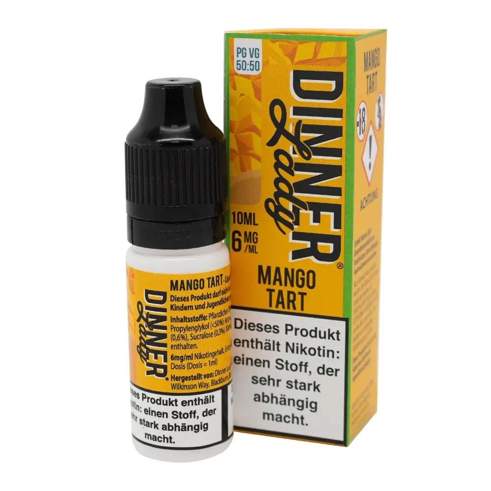 Dinner Lady – Mango Tart 50:50, 50% VG / 50% PG