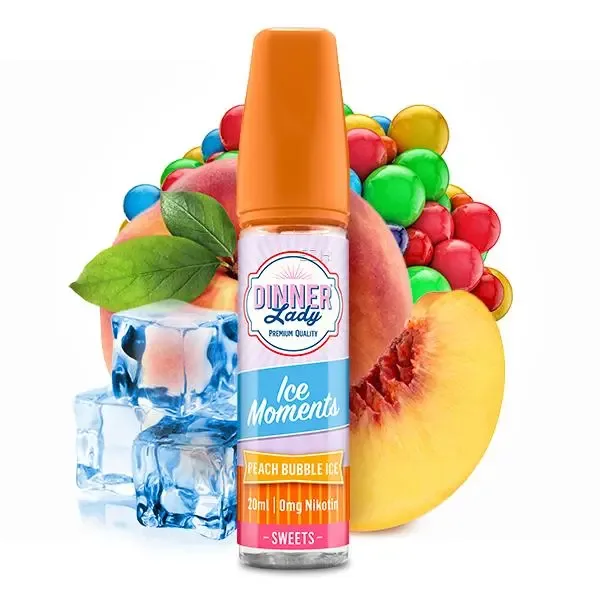 Dinner Lady Moments – Peach Bubble Ice Aroma Longfill 20ml