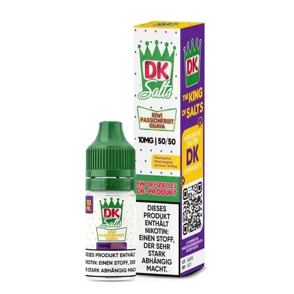 DK Salts Nikotinsalz Liquid – Kiwi Passionfruit Guava 10ml