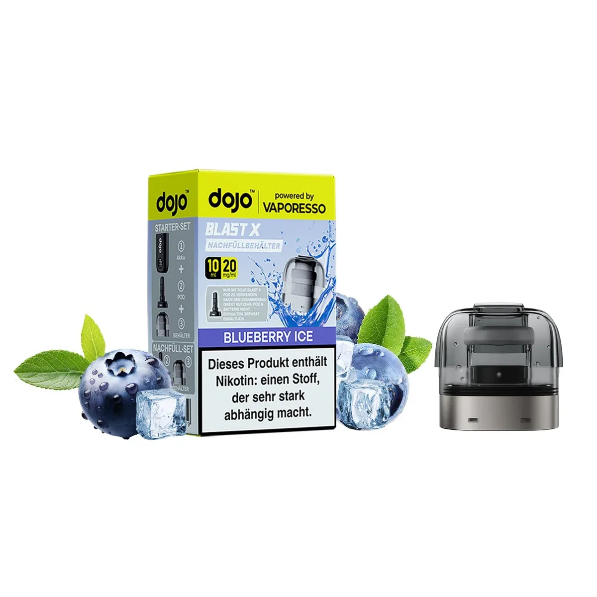 Dojo Blast X Pod + Leerpod 鈥?Refill Container 10 ml + Pod Coil (Set)