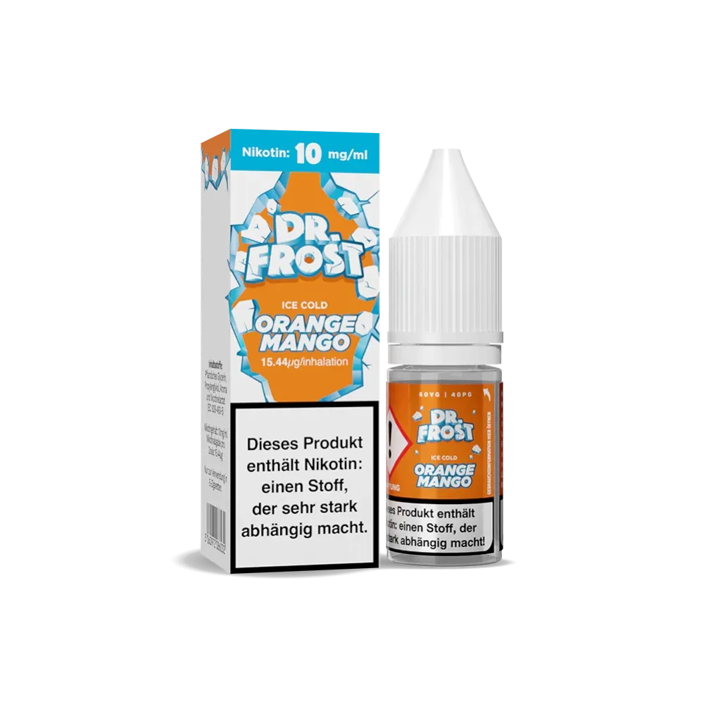 Dr. Frost - Ice Cold - Nikotinsalz Liquid - Orange Mango