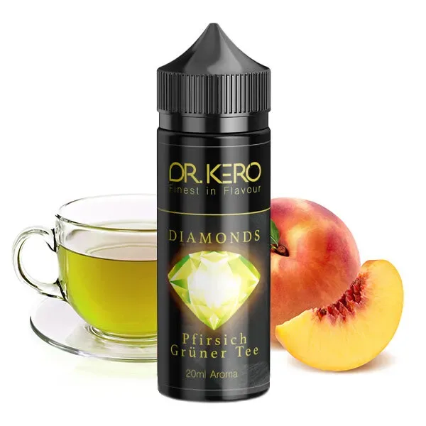 Dr.Kero Diamonds – Pfirsich Grüner Tee – Aroma – 10ml