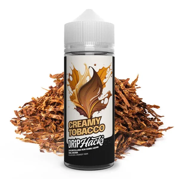 Drip Hacks – Creamy Tobacco (Longfill, 120 ml, Tabak)
