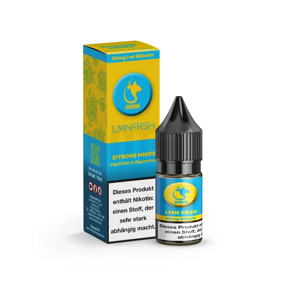Dschinni – Lmn Frsh – Nikotinsalz Liquid – 10ml – 20mg