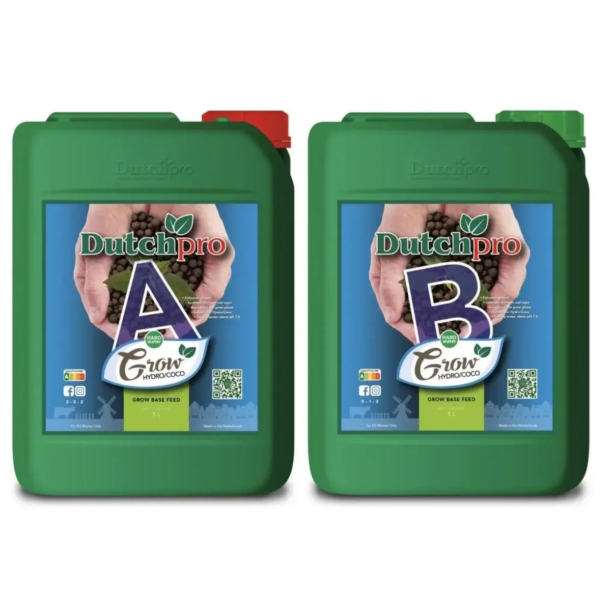 Dutchpro Grow A+B Hydro/Coco hartes Wasser je 5 Liter