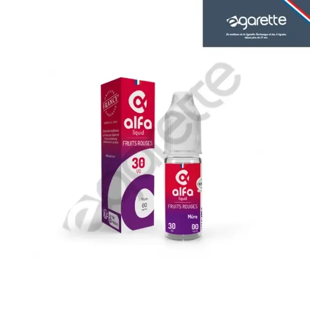E-Liquid Mûre – Fruits Rouges – 10ml – Alfaliquid