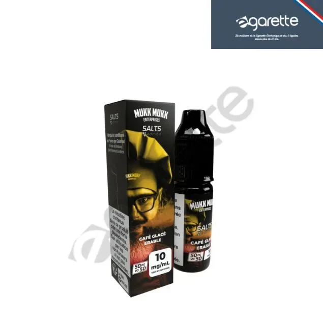E-Liquid Nikotinsalze Café Glacé Erable – Mukk Mukk – 10ml – Alfaliquid