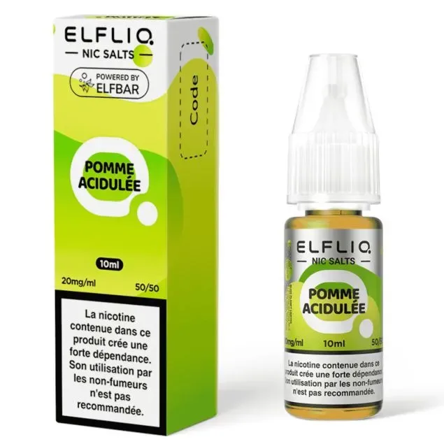 E-Liquid Nikotinsalze Sour Apple – Elfliq – 10ml – Elf Bar