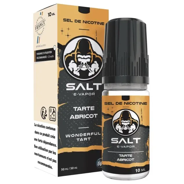E-Liquid Nikotinsalze Tarte Abricot – Salt E-Vapor – 10ml – Le French Liquide
