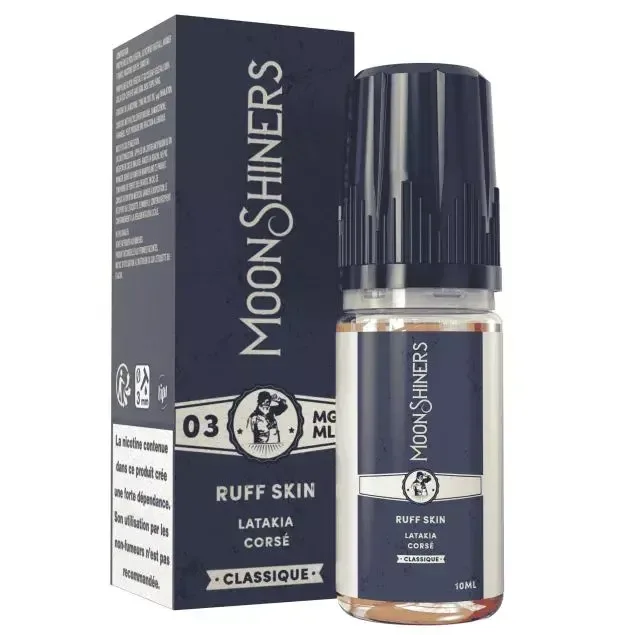 E-Liquid Ruff Skin – Moonshiners Classique – 10ml – Le French Liquide