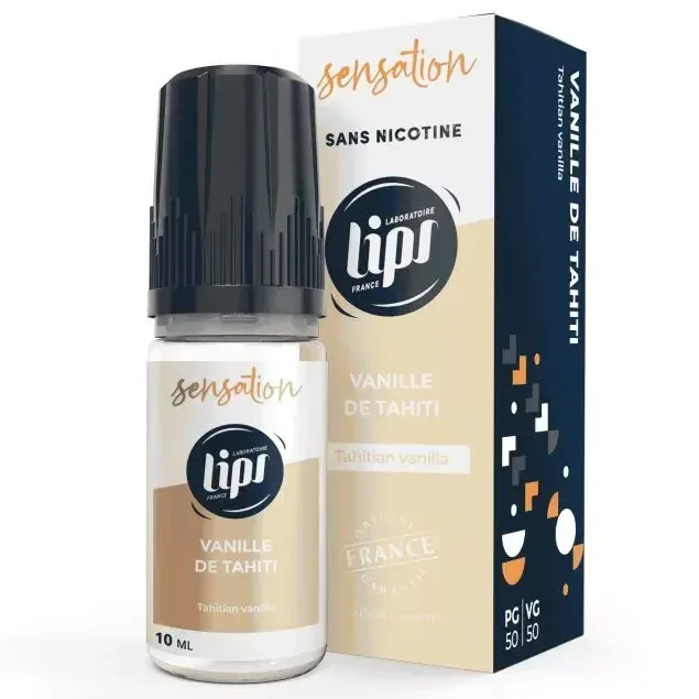 E-Liquid Vanille de Tahitie – Sensation – 10ml – Le French Liquide