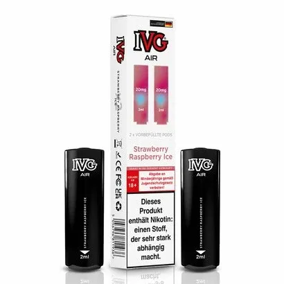 E-Liquidpod IVG Air Strawberry Raspberry Ice 20mg 2 Pods