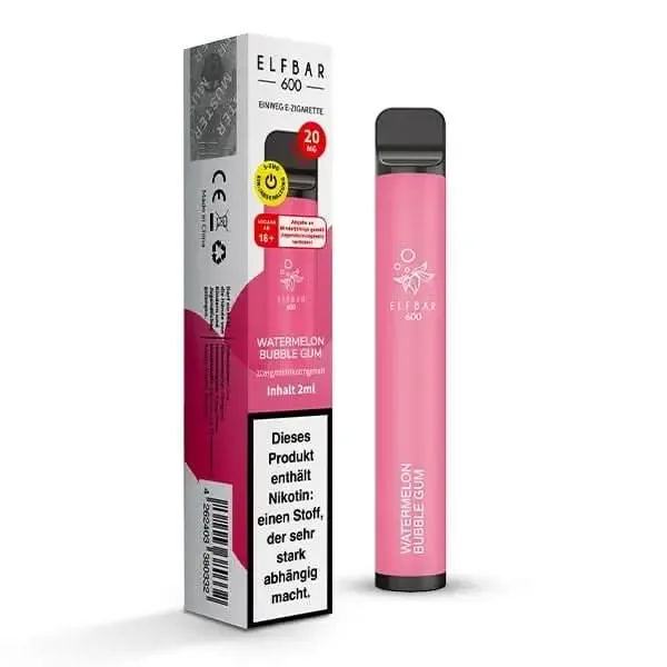 Elf Bar 600 CP (V1) – Watermelon Bubble Gum (Wassermelone Kaugummi)