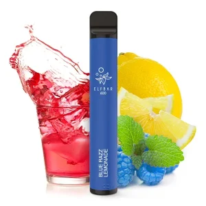 Elf Bar 600 mit Nikotin Blue Razz Lemonade