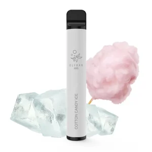 Elf Bar 600 mit Nikotin Cotton Candy Ice