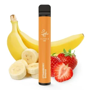 Elf Bar 600 mit Nikotin Strawberry Banana