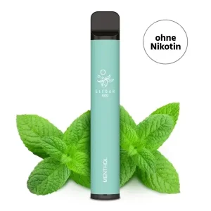 Elf Bar 600 Nikotinfrei Menthol
