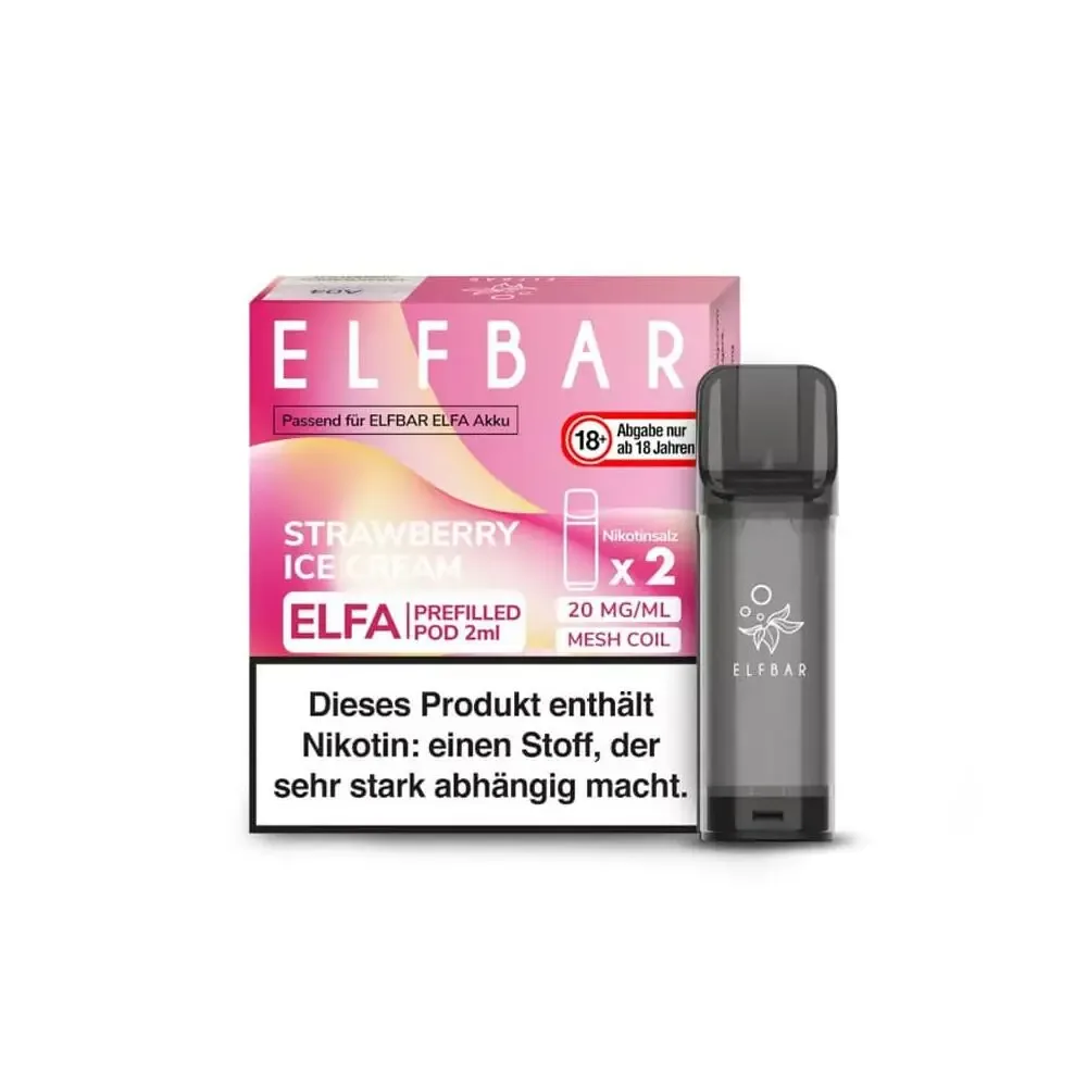 Elf Bar Elfa Ersatzpods – Strawberry Ice Cream