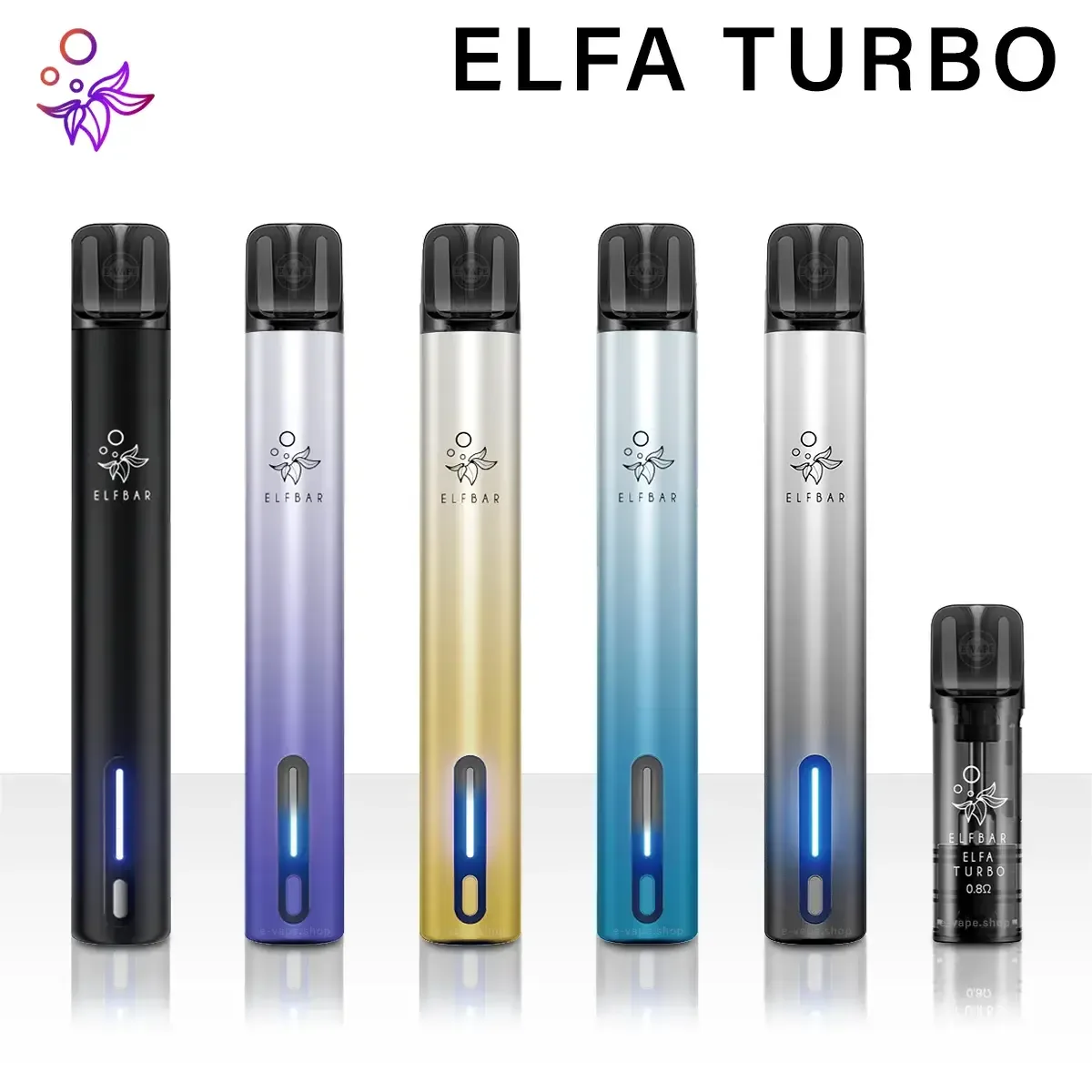 ELFA Akku Turbo mit Geschmacksboost von Elfbar