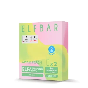 Elfa Pods ohne Nikotin Apple Peach