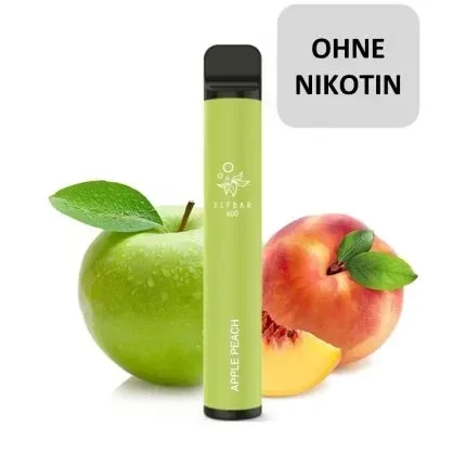 Elfbar 600 Einweg E-Shisha Apple Peach 0mg/ml nikotinfrei