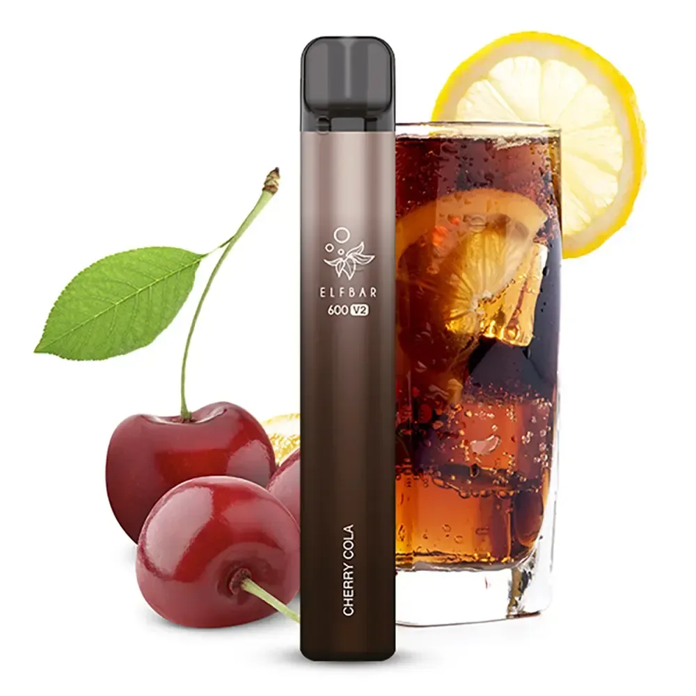 Elfbar 600 V2 CP Einweg E-Zigarette – Cherry Cola – 20mg