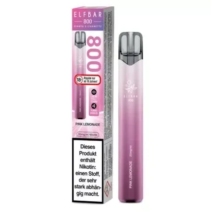Elfbar 800 Einweg E-Zigarette Pink Lemonade 20mg/ml Nikotin