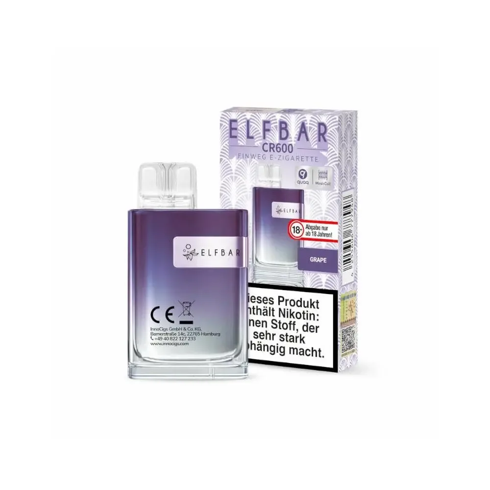 Elfbar CR600 E-Zigarette – Grape