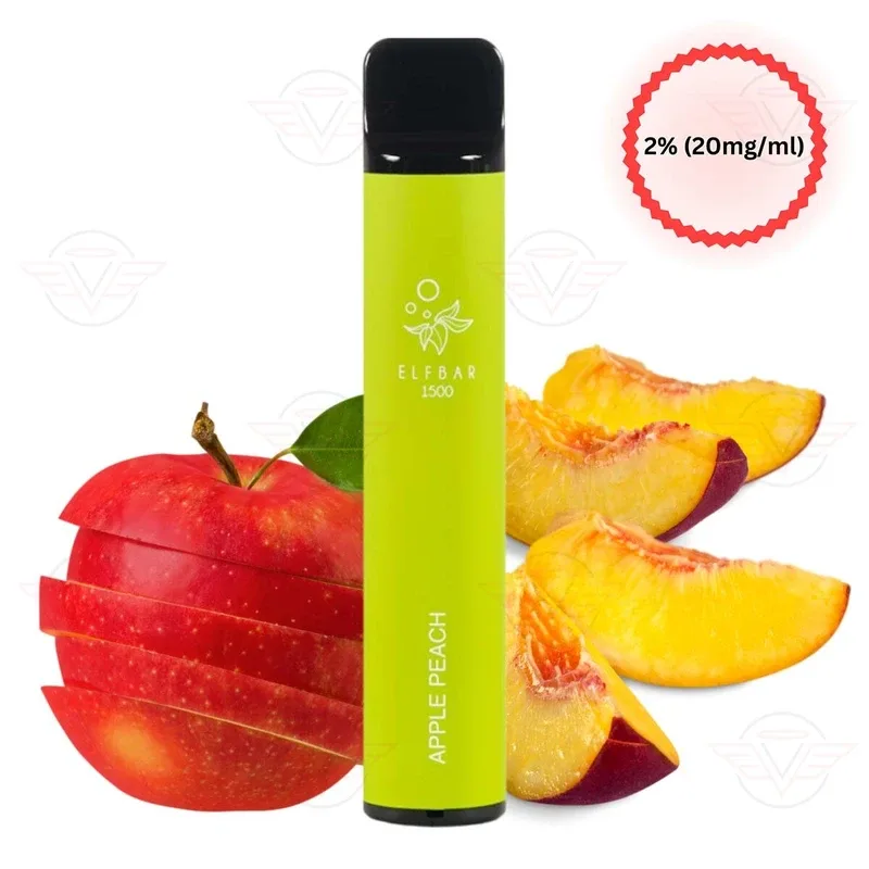 Elfbar – Einweg E Zigarette Apple Peach 1500 Puffs
