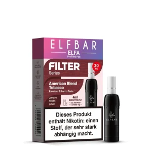 Elfbar ELFA Pods Filter Series American Blend Tobacco 20mg/ml 2 Stk.