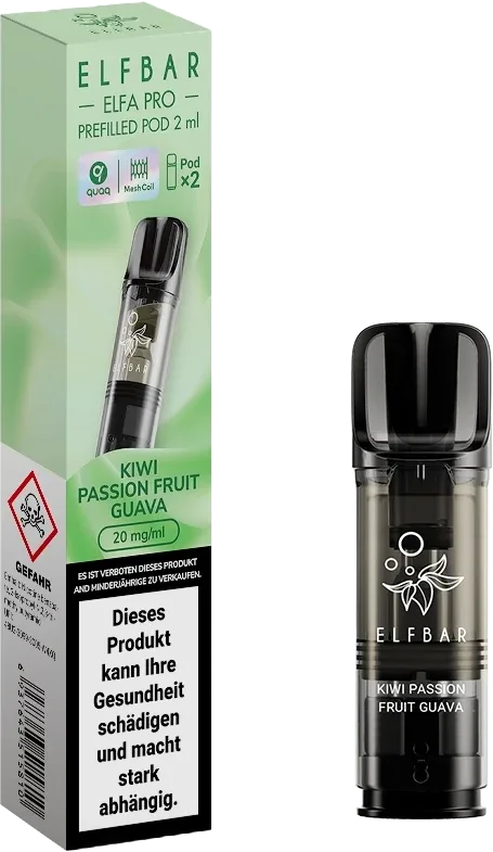 Elfbar Elfa Pro Pods Kiwi Passionfruit Guava