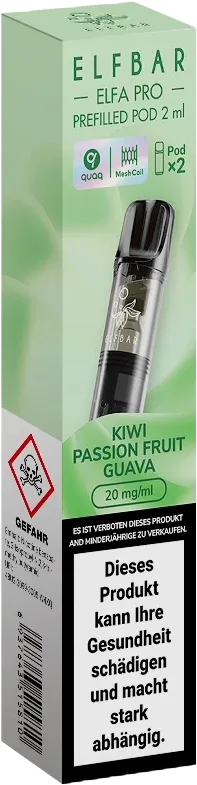 Elfbar Elfa Pro Pods Kiwi Passionfruit Guava - Image 2