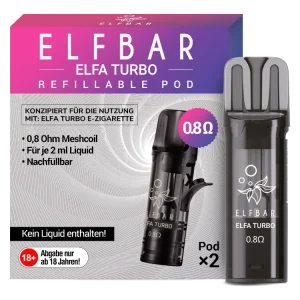 Elfbar Elfa Turbo Pod (2 Stück pro Packung)