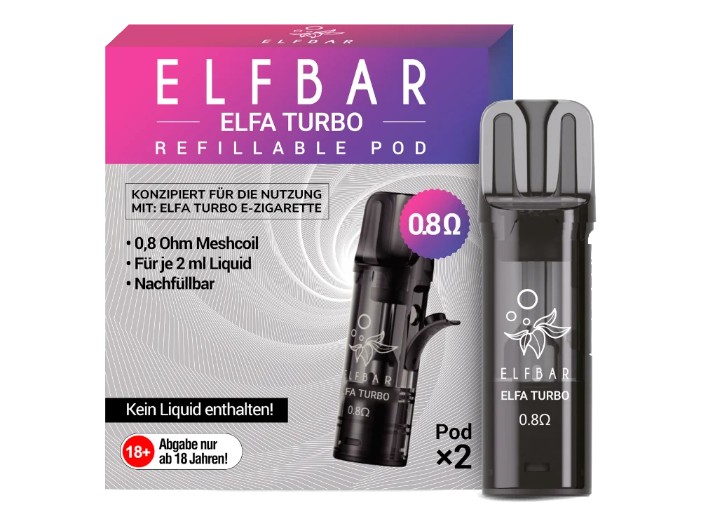 Elfbar Elfa Turbo Pod (2 Stück pro Packung)